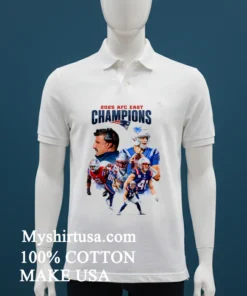 New England Patriots 2025 Afc East Champions Graphic Shirt