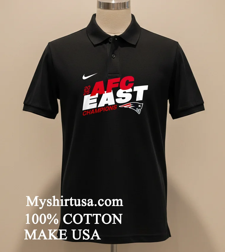 New England Patriots 2025 Nfc East Champions Super Bowl Lx Mascot Shirt Balck Shirt 1