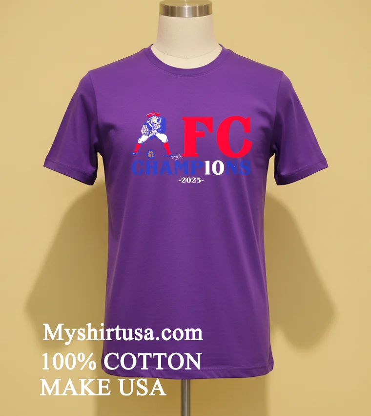 New England Patriots Afc Champ10ns Super Bowl 2025 Shirt Purple Shirt