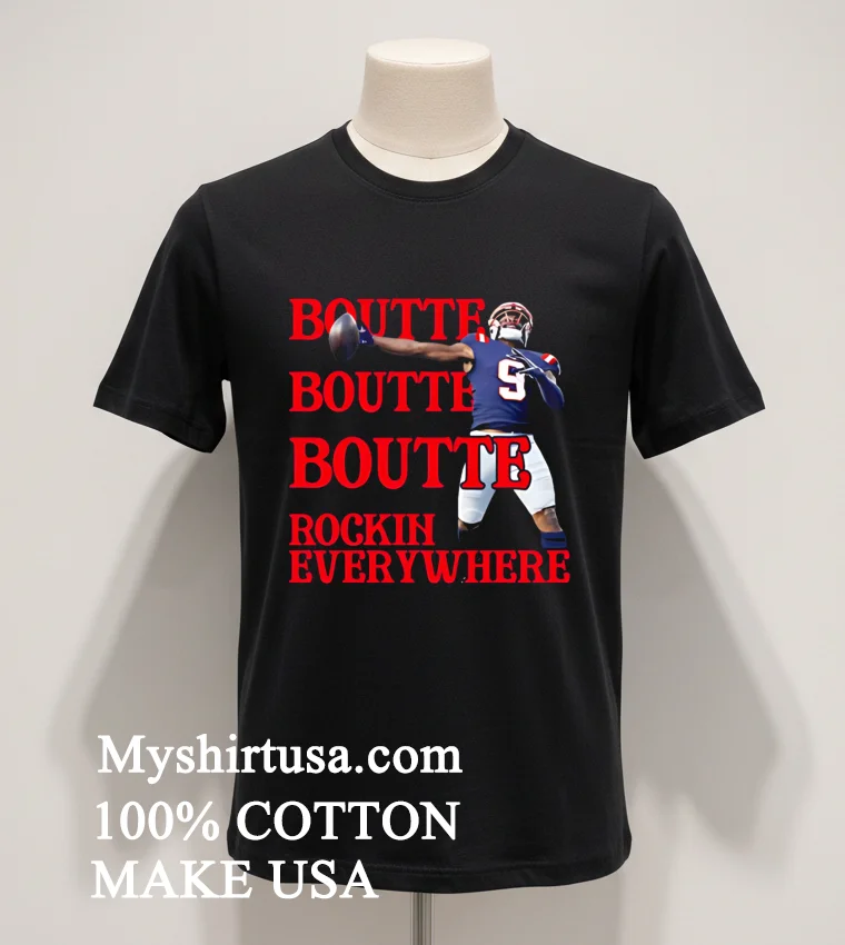 New England Patriots Boutte Rockin Everywhere Shirt Balck Shirt