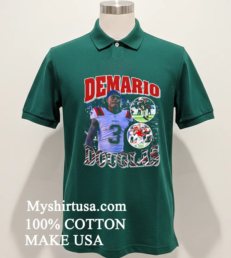 New England Patriots Demario Douglas Throwback Style Graphic Shirt - green-shirt New England Patriots Demario Douglas Throwback Style Graphic Shirt Green Shirt