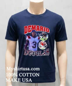 New England Patriots Demario Douglas Throwback Style Graphic Shirt
