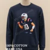 New England Patriots Mac Jones Number Ten Football Player Shirt Long Sleve Shirt