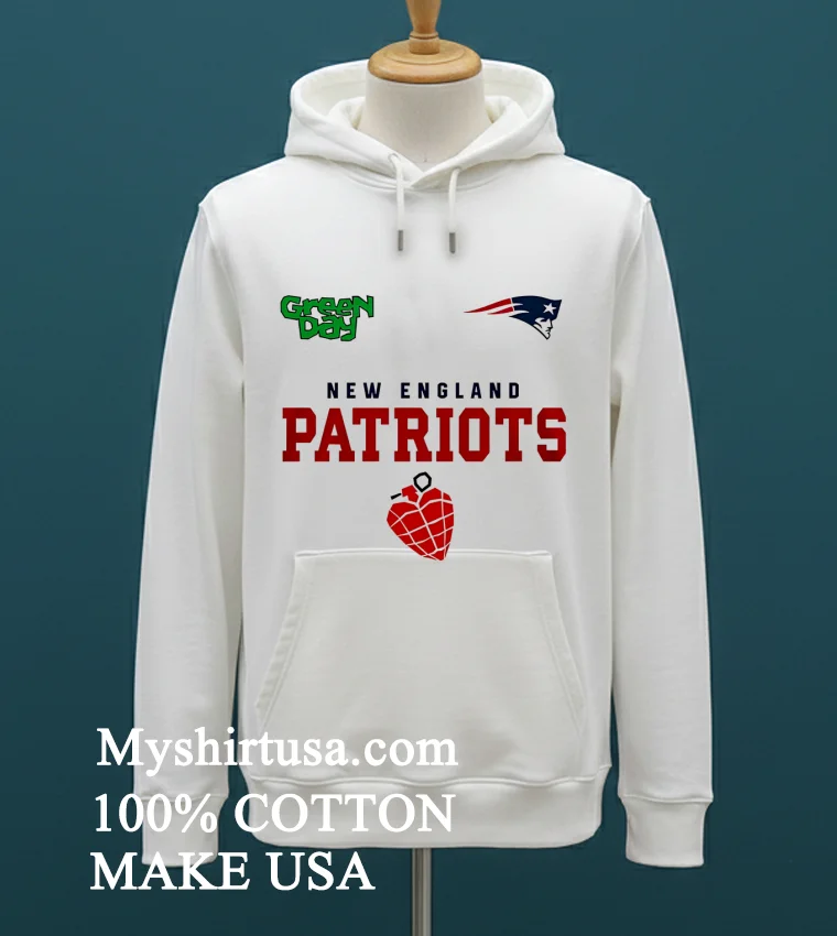 New England Patriots Nfl 2026 Super Bowl Green Day Shirt White T Shirt 1