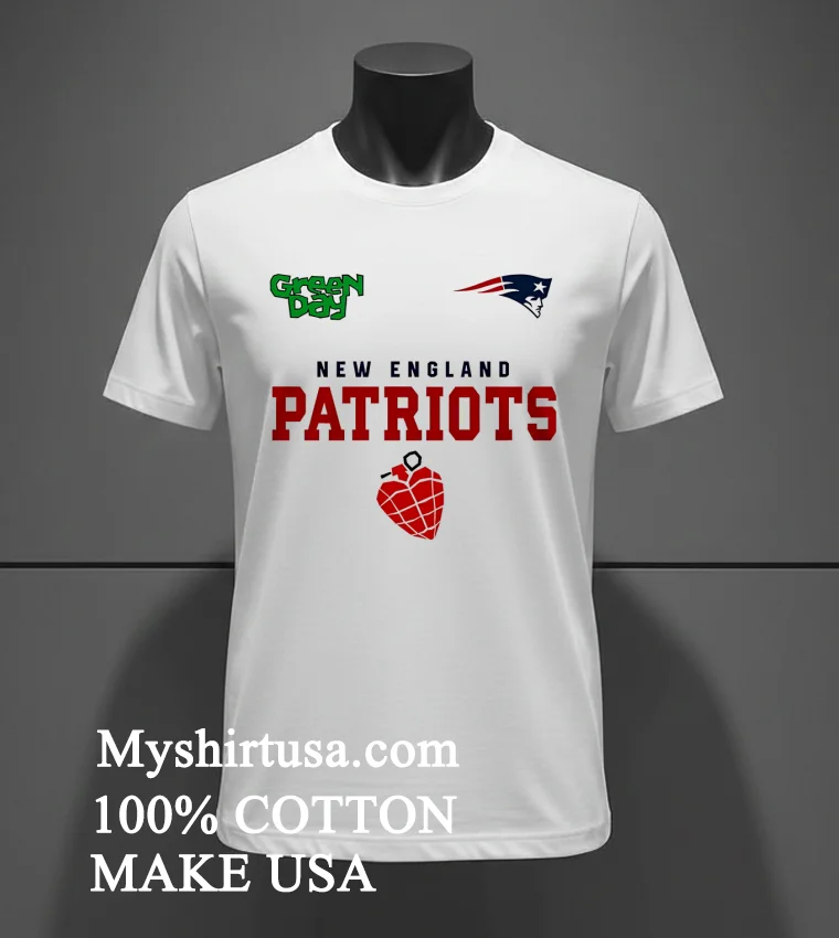 New England Patriots Nfl 2026 Super Bowl Green Day Shirt White T Shirt 2