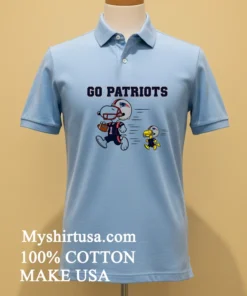 New England Patriots Snoopy Go Patriots Cartoon Shirt