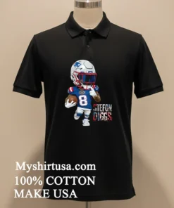 New England Patriots Stefon Diggs Cartoon Shirt