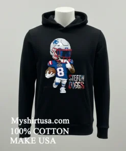 New England Patriots Stefon Diggs Cartoon Shirt