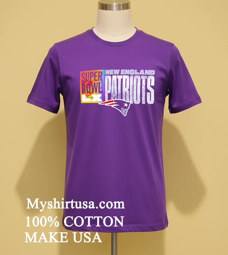 New England Patriots Super Bowl Lx Banner Stylish Shirt Purple Shirt