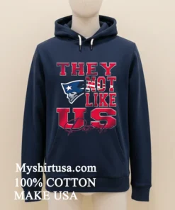 New England Patriots They Not Like Us Nfl Football Shirt