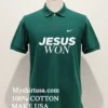 New England Patriots X Jesus Won Limited Edition Shirt Green Shirt