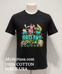 New Orleans Louisiana Mardi Gras Bourbon Street funny america t-shirts