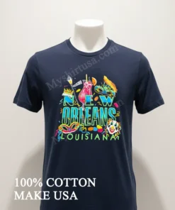 New Orleans Louisiana Mardi Gras Bourbon Street funny america t-shirts