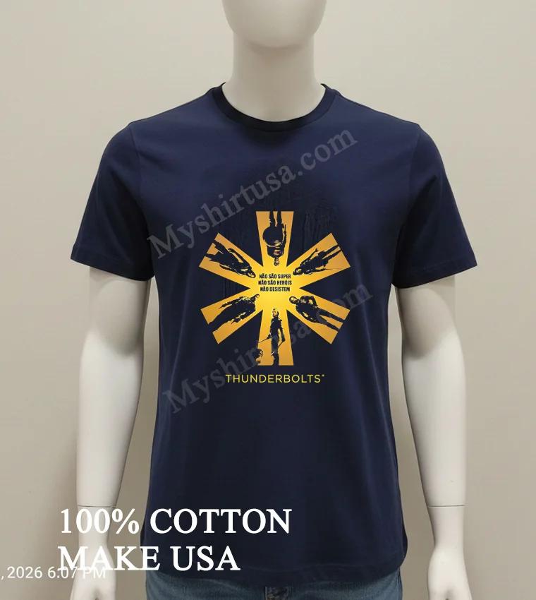 New Poster For Thunderbolts Marvel Studio Only In Theater May 2 2025 Shirt Navy Shirt 1