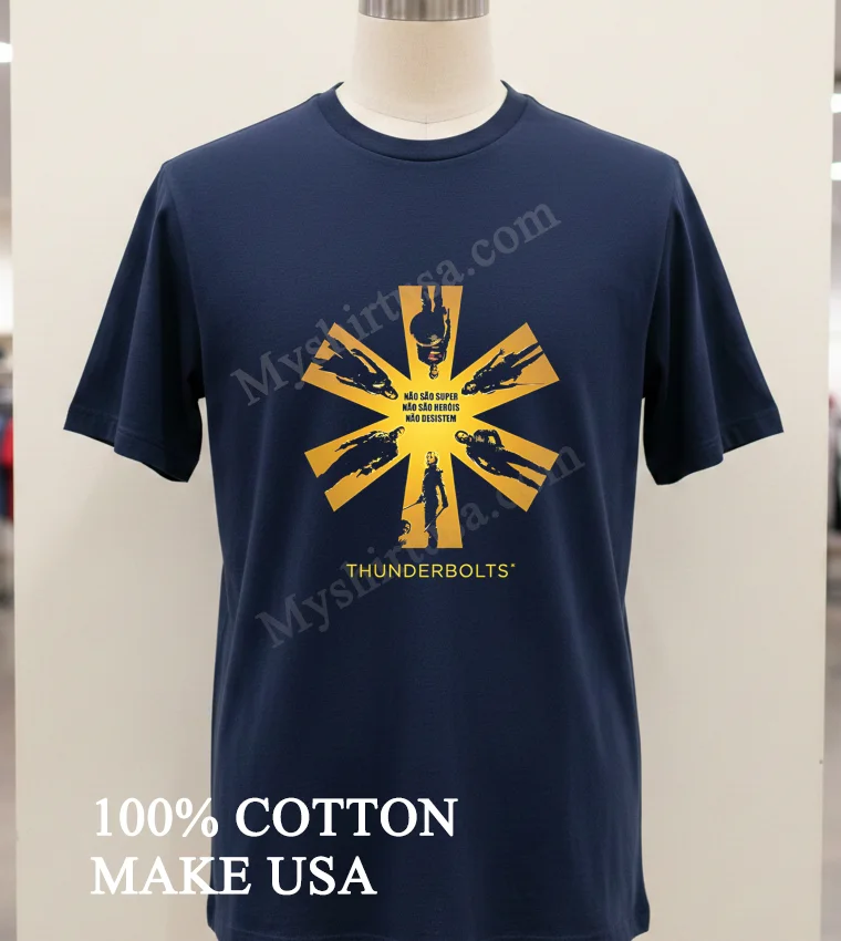 New Poster For Thunderbolts Marvel Studio Only In Theater May 2 2025 funny america t-shirts - navy-shirt New Poster For Thunderbolts Marvel Studio Only In Theater May 2 2025 Shirt Navy Shirt