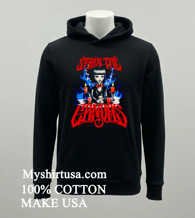 New Stain The Canvas Doll Shirt - balck-shirt New Stain The Canvas Doll Shirt Balck Shirt