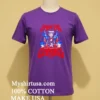 New Stain The Canvas Doll Shirt Purple Shirt