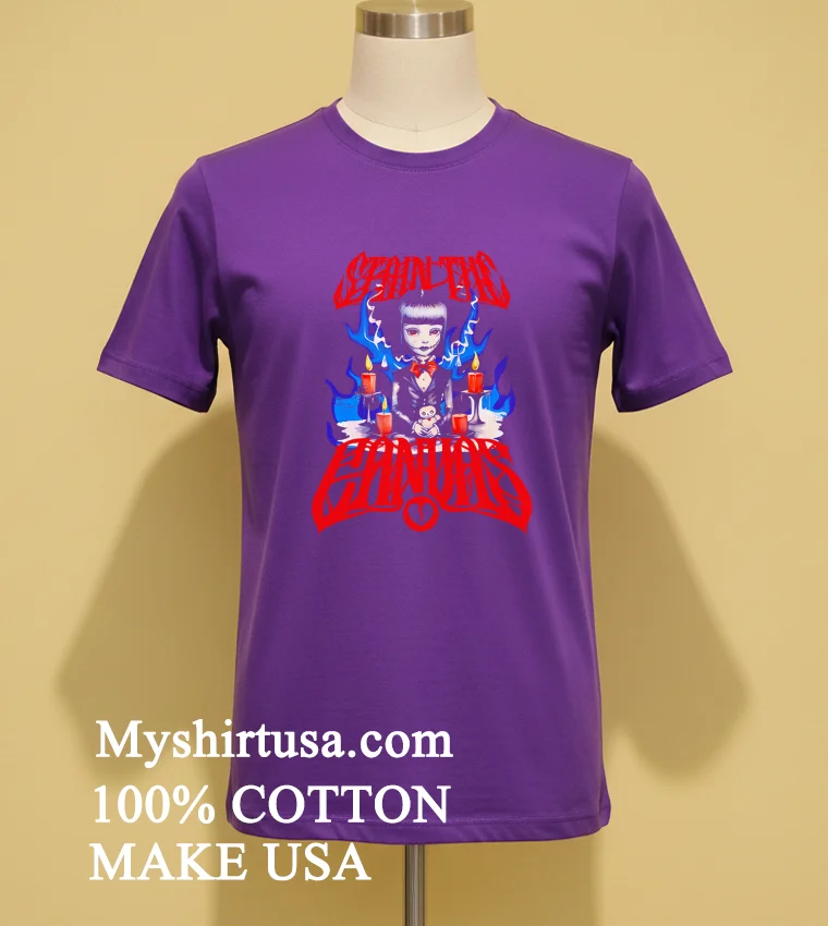 New Stain The Canvas Doll Shirt - purple-shirt New Stain The Canvas Doll Shirt Purple Shirt