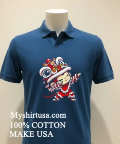 New Year 2025 Dabbing Monkey Lion Dance Shirt