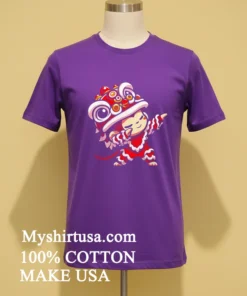 New Year 2025 Dabbing Monkey Lion Dance Shirt