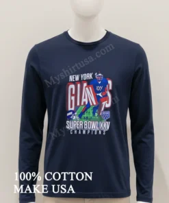 New York Giants Super Bowl Xxv Champions Football Player funny america t-shirts