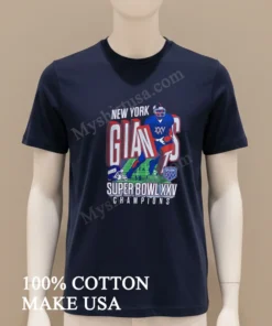 New York Giants Super Bowl Xxv Champions Football Player funny america t-shirts