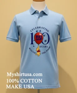 New York Giants X Winnie The Pooh 100Th Anniversary Shirt