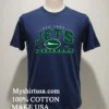 New York Jets Est 1960 Football Athletic Banner Shirt Navy Shirt