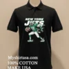 New York Jets Mens Football Skeleton Player Burning Shirt Balck Shirt 2