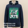 New York Jets Robot Anime Shirt Navy Shirt 3