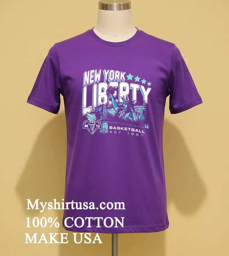 New York Liberty Basketball Est 1997 Shirt - purple-shirt New York Liberty Basketball Est 1997 Shirt Purple Shirt
