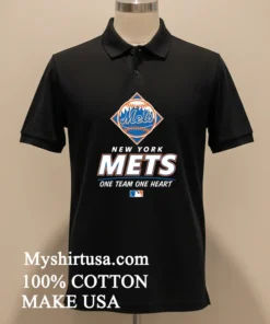 New York Mets One Team One Heart Mlb Shirt