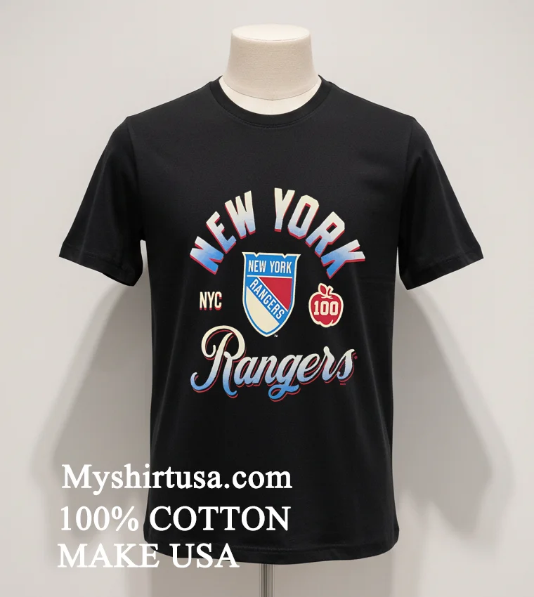 New York Rangers Fanatics Male Legacy Shirt Balck Shirt