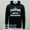 Nfc Champions Seattle Seahawks 2025 2026 Shirt Balck Shirt