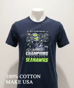Nfc Championship Seattle 2026 Seahawks Champions Seattle Seahawks Mascot Defeating Rams Football Shirt