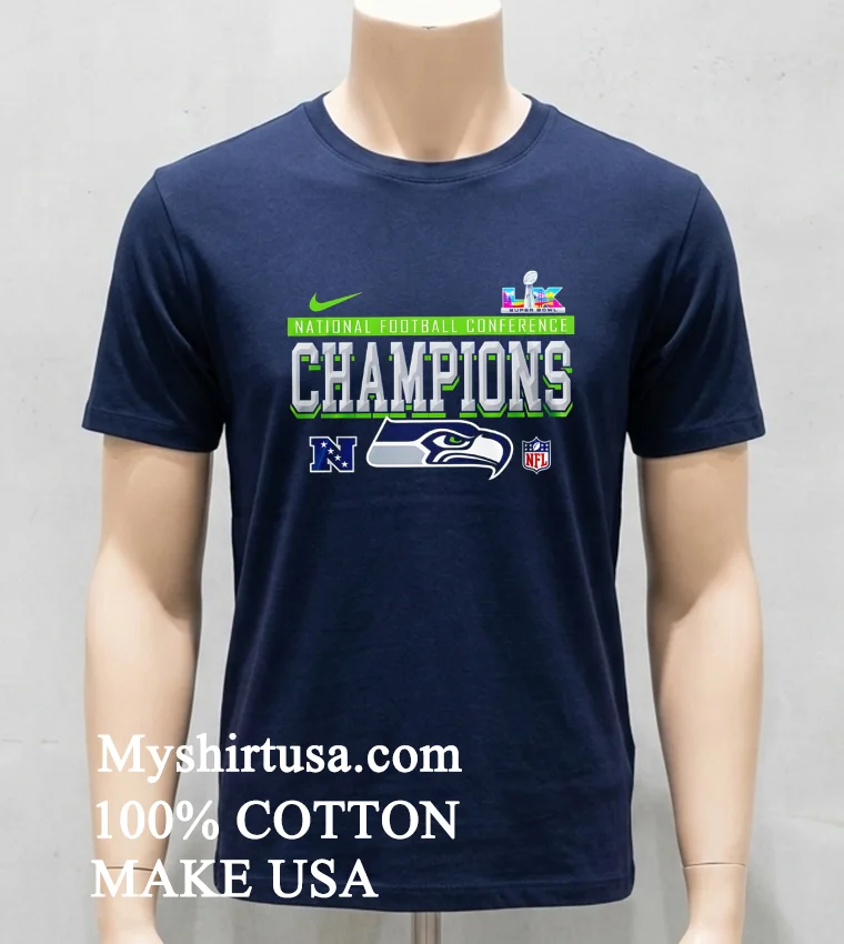 Nfl 2026 Super Bowl Seattle Seahawks Graphic Team Players Shirt - navy-shirt Nfl 2026 Super Bowl Seattle Seahawks Graphic Team Players Shirt Navy Shirt
