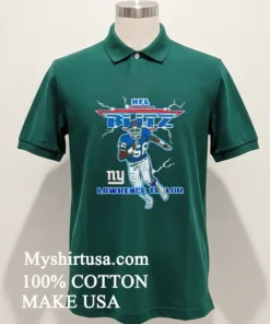 Nfl Blitz Giants Lawrence Taylor New York Giants Nfl Shirt Green Shirt