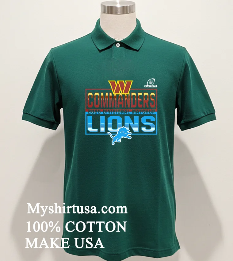 Nfl Playoffs Washington Commanders Head To Head Detroit Lions 2025 Shirt - green-shirt Nfl Playoffs Washington Commanders Head To Head Detroit Lions 2025 Shirt Green Shirt