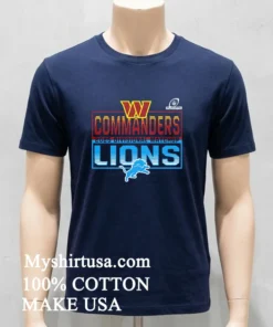 Nfl Playoffs Washington Commanders Head To Head Detroit Lions 2025 Shirt