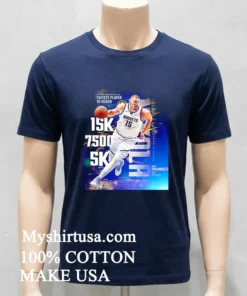 Nikola Jokic 3 Time Kia Mvp Became The Fastest Player To Reach 15000 Points 7500 Rebounds And 5000 Assists Shirt