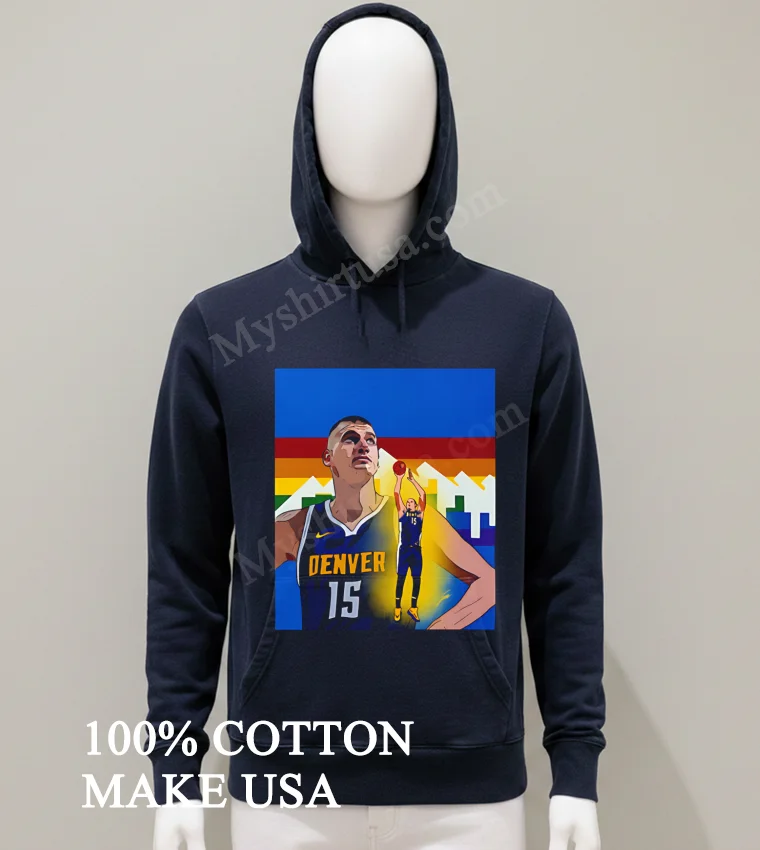 Nikola Jokic Denver Nuggets Essential Shirt Balck Shirt