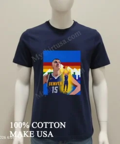 Nikola Jokic Denver Nuggets Essential funny america t-shirts