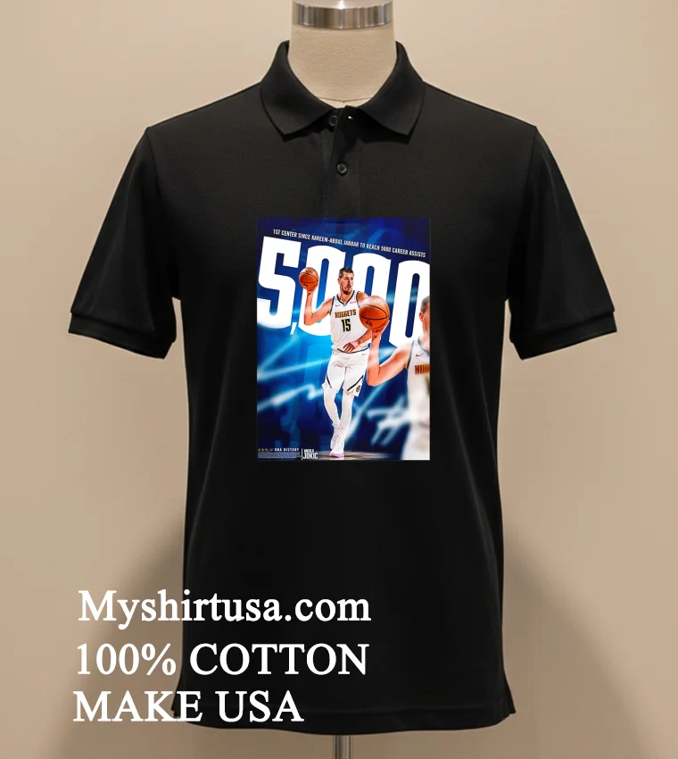 Nikola Jokic To Reach 5000 Career Assists Makes Nba History Home Decor Poster Shirt Balck Shirt
