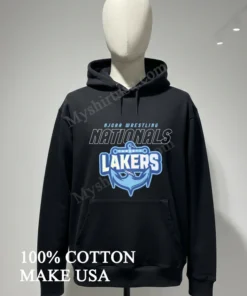 Njcaa Wrestling Nationals Garrett Lakers Anchor Logo Graphic funny america t-shirts