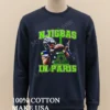 Njigbas In Paris Jaxon Smith Njigba Eiffel Tower Football Shirt Long Sleve Shirt
