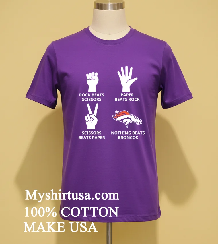 Nothing Beats Denver Broncos Shirt - purple-shirt Nothing Beats Denver Broncos Shirt Purple Shirt