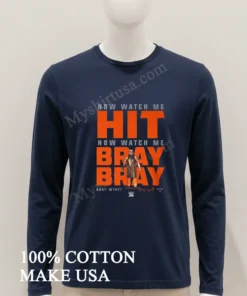 Now Watch Me Hit Bray Wyatt Graphic Portrait funny america t-shirts