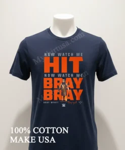 Now Watch Me Hit Bray Wyatt Graphic Portrait funny america t-shirts