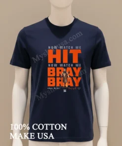 Now Watch Me Hit Bray Wyatt Graphic Portrait funny america t-shirts