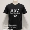 Nwa Niners With Attitude San Francisco 49ers Football Shirt Balck Shirt